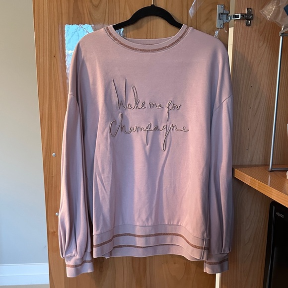 Ted Baker Wake Me for champagne sweatshirt size Large (Ted Baker size 4) - Picture 4 of 7